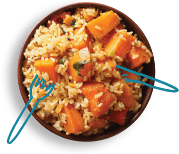 Arroz com Abóbora